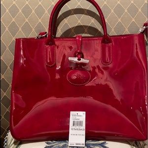 Authentic Longchamp leather tote